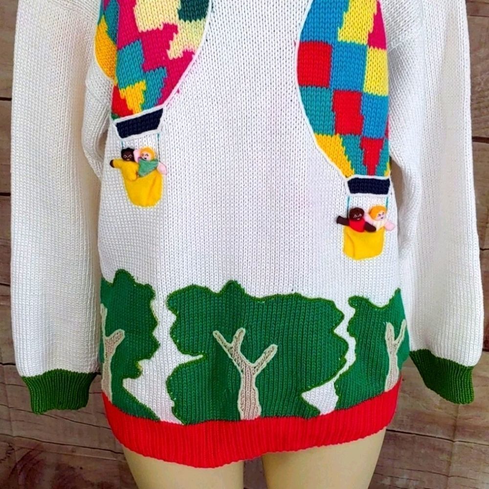 Vintage Balloon Sweater Size Large - Picture 3 of 8